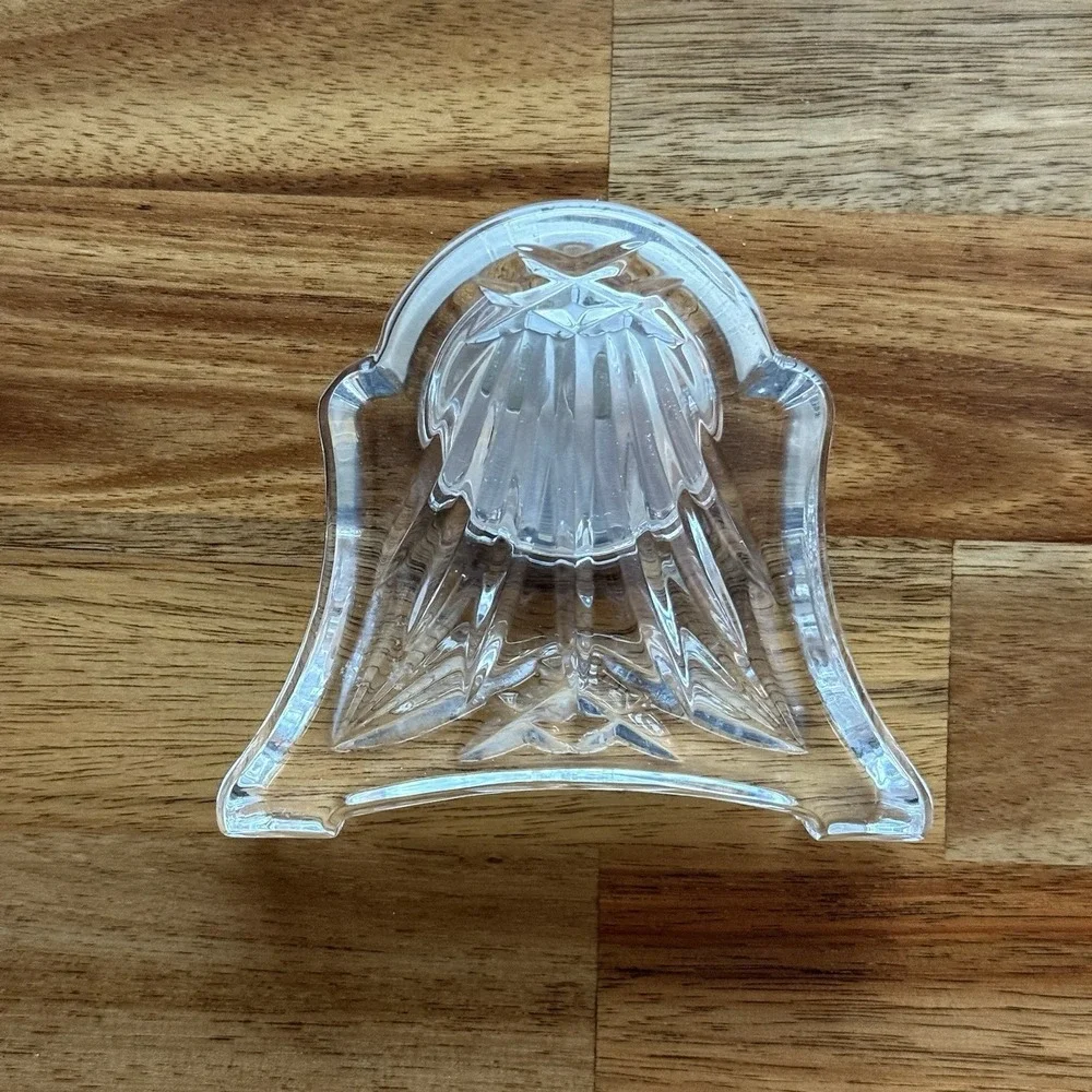 VTG Waterford Ireland Crystal Abbey Clock Time Piece Working Tested Collectible